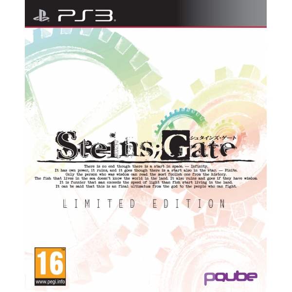 Steins Gate Limited Edition PS3 Game Steins Gate Limited Edition PS3 Game